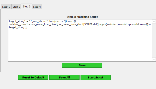 matching-script
